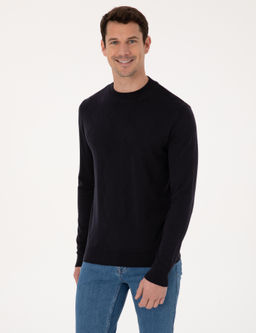 Lacivert Slim Fit Kazak - Cacharel фото 3