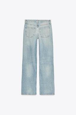 TRF WIDE LEG MID-WAIST JEANS - Zara фото 9