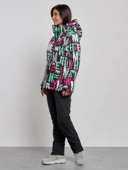 Горнолыжный костюм женский зимний черного цвета 022302Ch - Mtforce фото 3