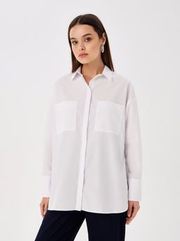 Блузка женская дл. рук. KATHARINA KROSS KK-B-007T-белый  фото 8