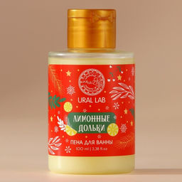 Пена для ванны, аромат лимонной дольки, 100 мл, URAL LAB