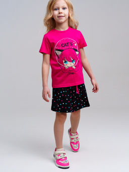 12522200 Фуфайка для девочек (футболка)