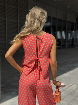 Костюм DilanaVIP 2111 розовый принт - Dilana vip фото 7