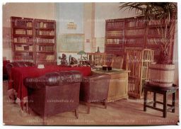 Открытка Москва  Кабинет и квартира В.И. Ленина в Кремле. Рабочий кабинет В.И. Ленина.