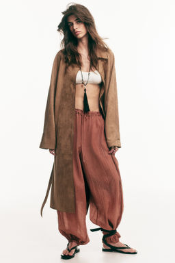Pantal?n globo con cord?n de ajuste - H&m фото 3