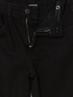 Beli Ayarlanabilir Lastikli K?z ?ocuk Jean Pantolon