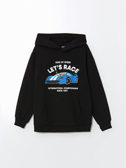 Kap??onlu Erkek ?ocuk Sweatshirt