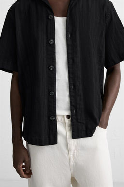 STRIPED JACQUARD SHIRT - Zara фото 6