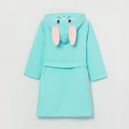 CRB wear/CSBG 40012-40 Халат для девочки, бирюзовый/Ex.Cherubino