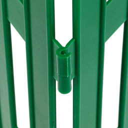 Ограждение декоративное, 35×210 см, 5 секций, пластик, зелёное, GOTIKA, Greengo