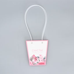 Переноска для цветов Цветочная фантазия, 13.5 х 15 х 9.5 см - Дарите счастье фото 6