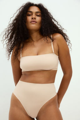 Sujetador bandeau de microfibra con relleno - H&m фото 5