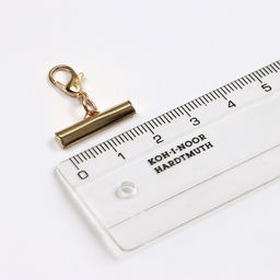 Цена за 2 шт. Концевик для браслета из бисера (пара) QF, 20 мм, металл, с цепочкой удлинителем, цвет золото