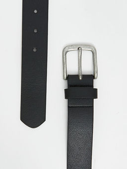 Deri G?r?n?ml? Erkek Kemer