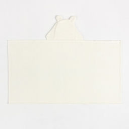 Полотенце с капюшоном Крошка Я, цвет белый, 67х120 см, 100% п/э, 280 г/м2  фото 4