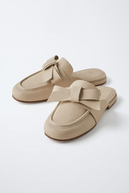 MULES WITH BOW DETAIL - Zara фото 3