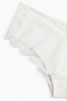 Pack de 2 bragas hipster de microfibra y encaje - H&m фото 3