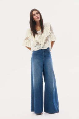 Blusa de volantes en encaje - H&m фото 4