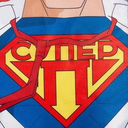 Фартук Супер папа, 65?80 см,100% п/э, оксфорд 210 г/м?