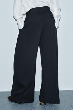ZW COLLECTION WIDE-LEG TROUSERS WITH DARTS - Zara фото 12