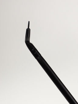 Кисть для макияжа, тонкая, двусторонняя, 13(±1) см, чёрная