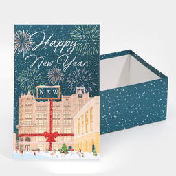 Набор подарочных коробок 3 в 1 «Happy New Year», 32.5×20×12.5 - 26×17×10 см, Новый год