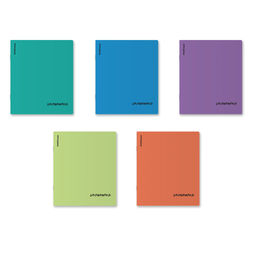 АКЦИЯ Цена за 5 шт. Тетрадь общая ученическая с пластиковой обложкой на скобе ErichKrause Pulse, Геометрия, 48 листов, клетка_MIX-PACK