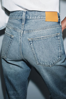 JEANS ZW COLLECTION RECTOS TIRO MEDIO ROTO / Azul - Zara фото 13