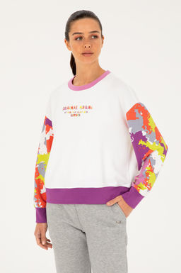 Женский белый свитшот Неожиданная скидка в корзине - U.s. polo assn фото 8