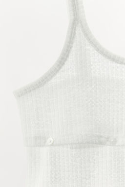 KNIT TOP WITH BUTTONS - Zara фото 6