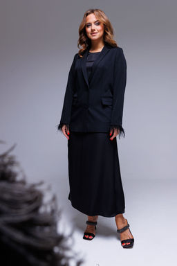 Жакет AURA 1084-164 черный  фото 3