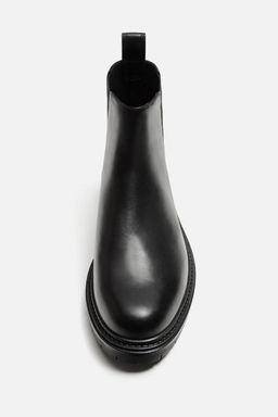 LEATHER CHELSEA BOOTS - Zara фото 3
