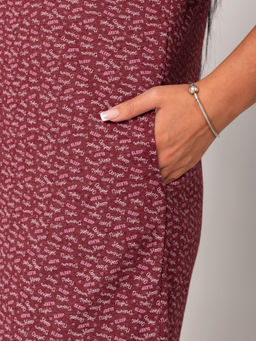 Туника женская кулирка "СОНЯ" БОРДО