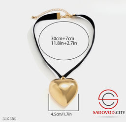 Короткое ожерелье сердечком - Bruno фото 2