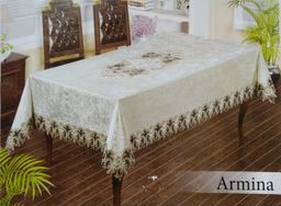 Скатерть EFOR ARMINA 160*220 прямоугольная серый