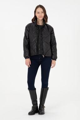 Женское черное пальто Неожиданная скидка в корзине - U.s. polo assn фото 11