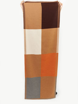 в составе ШЕРСТЬ  и КАШЕМИР Большой, мягкий, теплый  двусторонний палантин - Tantino фото 3