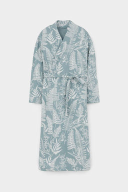 Е 50005/24/пыльно-голубой,лесной гербарий халат жен