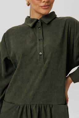 Платье ANELLI 1730 папоротник  фото 8