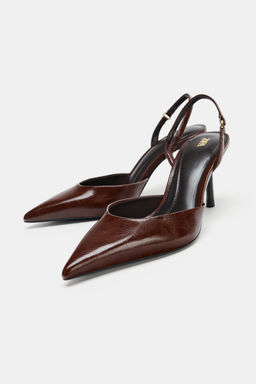 POINTED TOE SLINGBACK SHOES - Zara фото 7