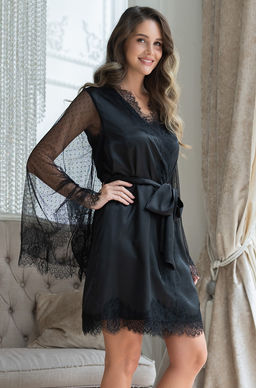 Короткий запашной халат Mia-Amore  фото 2