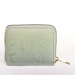 Кошелёк женский на молнии 11?2.5?9 см, с цветочным принтом, розовый