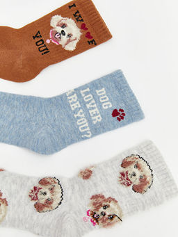 Desenli K?z ?ocuk Soket ?orap 5li