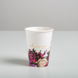 Цена за 10 шт. Стакан для цветов Only for You, белый, 350 мл