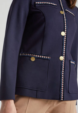 Жакет женский LZS-005422-DB, 
темно-синий - Steinberg фото 3