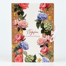 Цена за 2 шт. Складная коробка-книга Подарок от всего сердца, 21?15?7 см