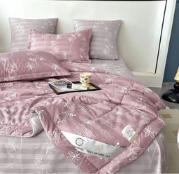 Одеяло Boris с простыней и наволочками Двухсторонний Страйп-сатин ODBORDSS017 Евро