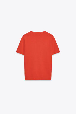 PLAIN KNIT SHORT SLEEVE TOP - Zara фото 21