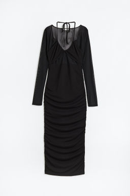 Vestido ajustado drapeado