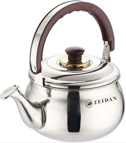 Чайник нерж ZEIDAN 3,0 л, со свист, нерж, подвиж.бакелит ручка, арт. Z-4149